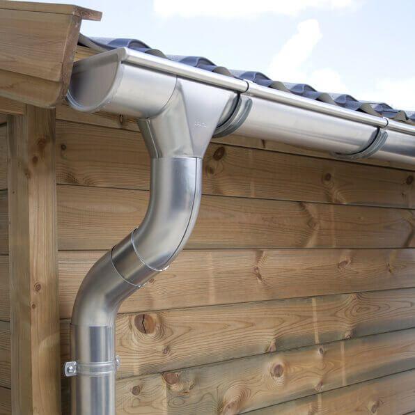 Zinc guttering shed titanium zinc gutter running outlet 4